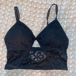 Hollister black bralette